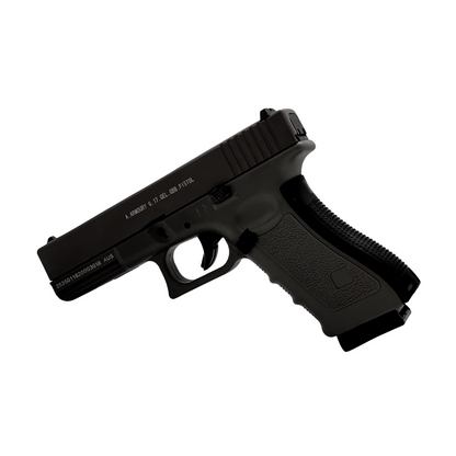Glock 17 Metal Gas Blowback Pistol - Gel Blaster (BLACK)