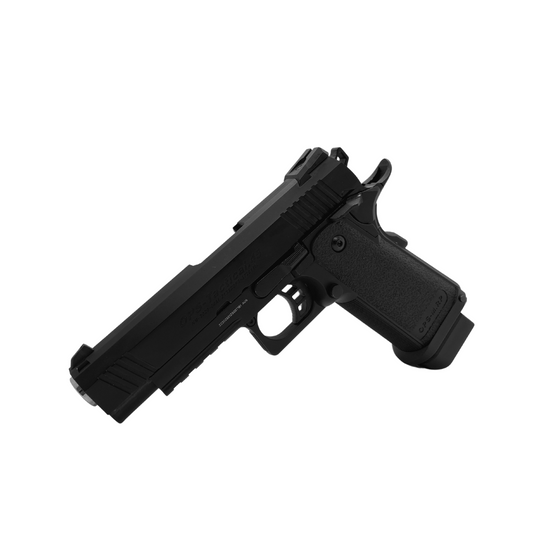 Custom Blacked Out G/E 3303B 4.3 OPS Tactical Gas Pistol - Gel Blaster