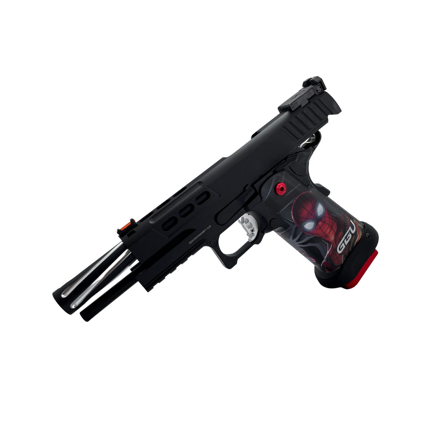 Custom "Spidey" G/E 5.1 Hi-Capa Gas Pistol - Gel Blaster