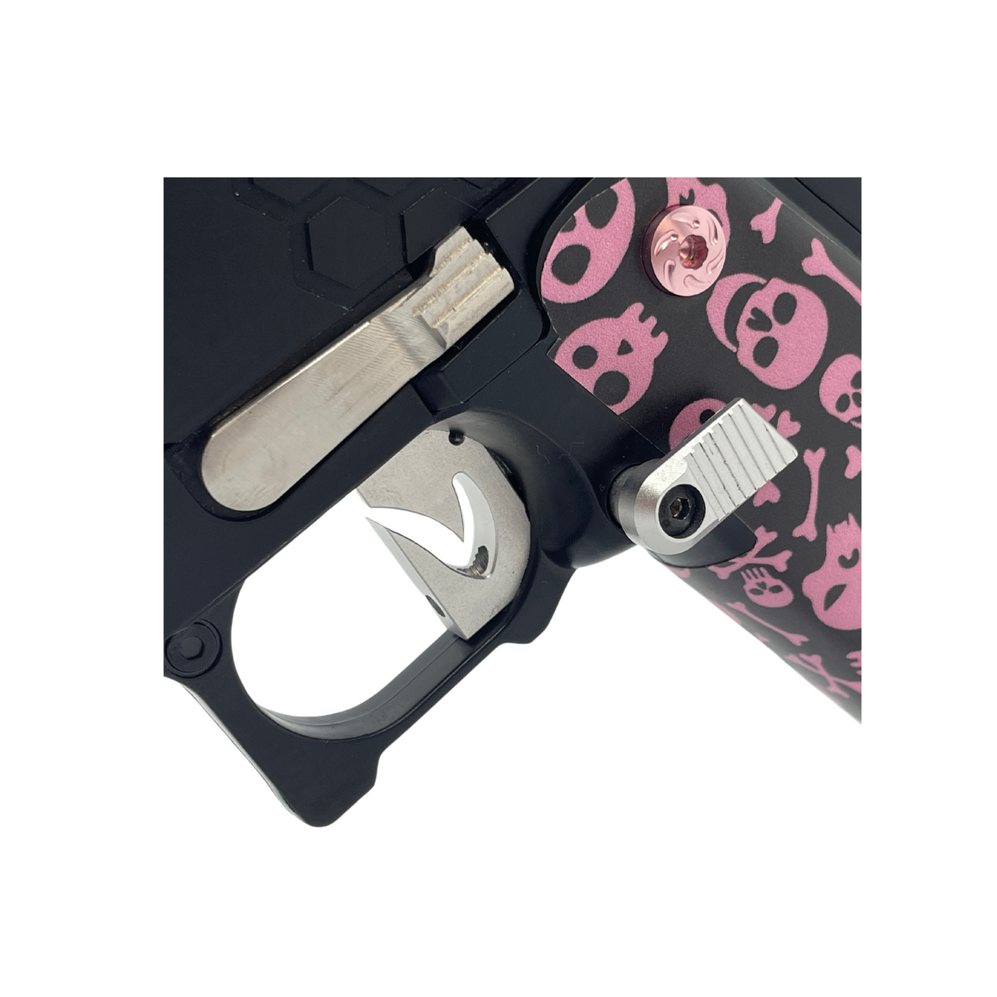 "Pink Bones" Custom GBU 5.1 Hi-Capa Pistol - Gel Blaster