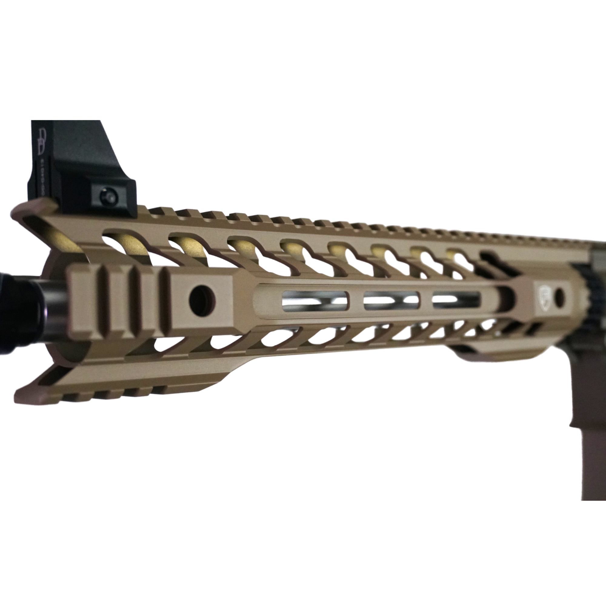 GBU Custom CYMA M4 CQB-R - Gel Blaster (Metal) - It is hard to find a tan blaster that looks this good, and hits this hard...
