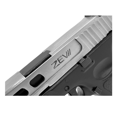 "ZEV Custom" Metal Green Gas Blowback Pistol - Gel Blaster