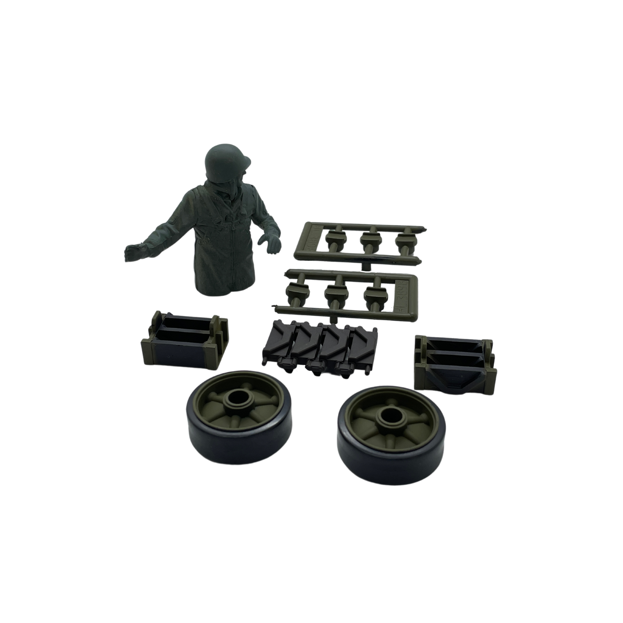 Sherman USA M4A3 RC Tank 2.4Ghz 1/16 (3898-1PRO) - The M4A3 is a beautifully crafted RC tank built for robust and rough terrain with a shooting distance of 25+ Meters at a solid velocity.
