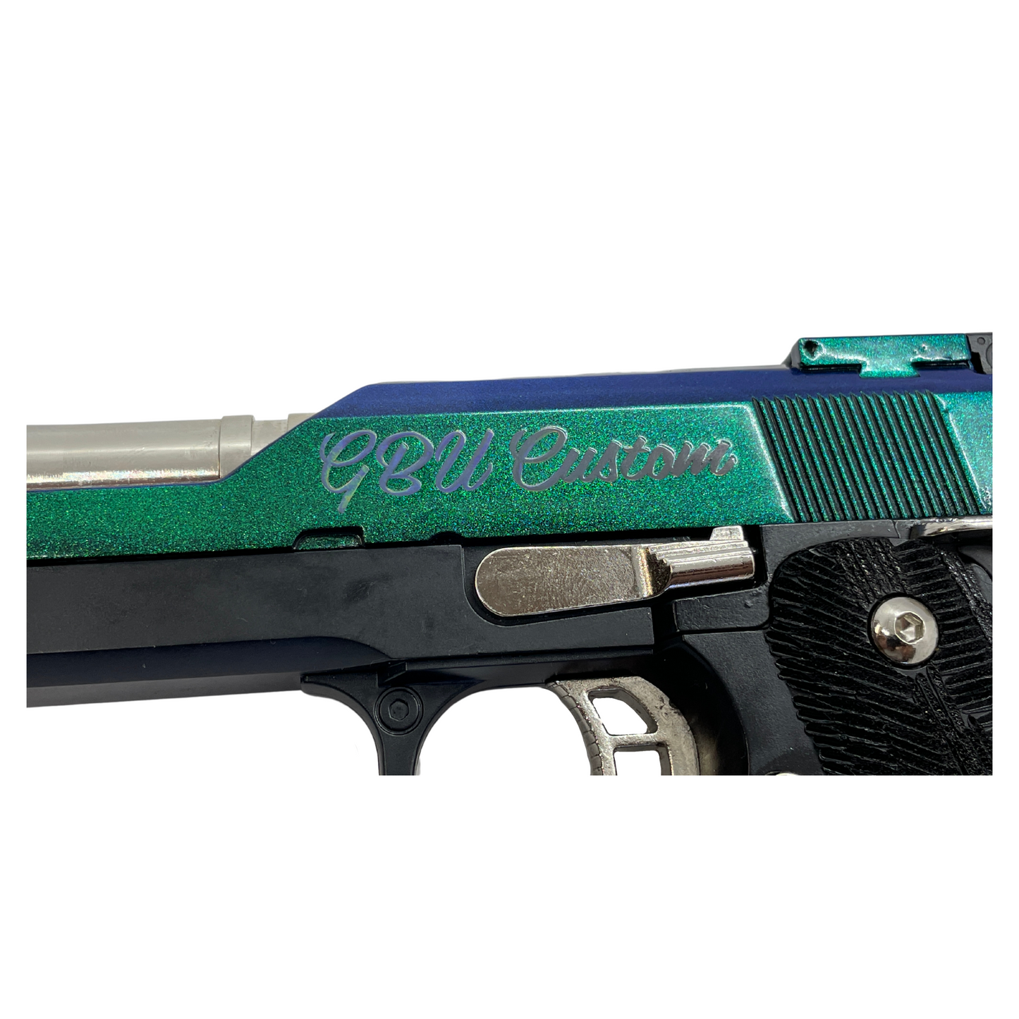 "Absynthe" GBU Custom Hi-Capa Pistol - Gel Blaster