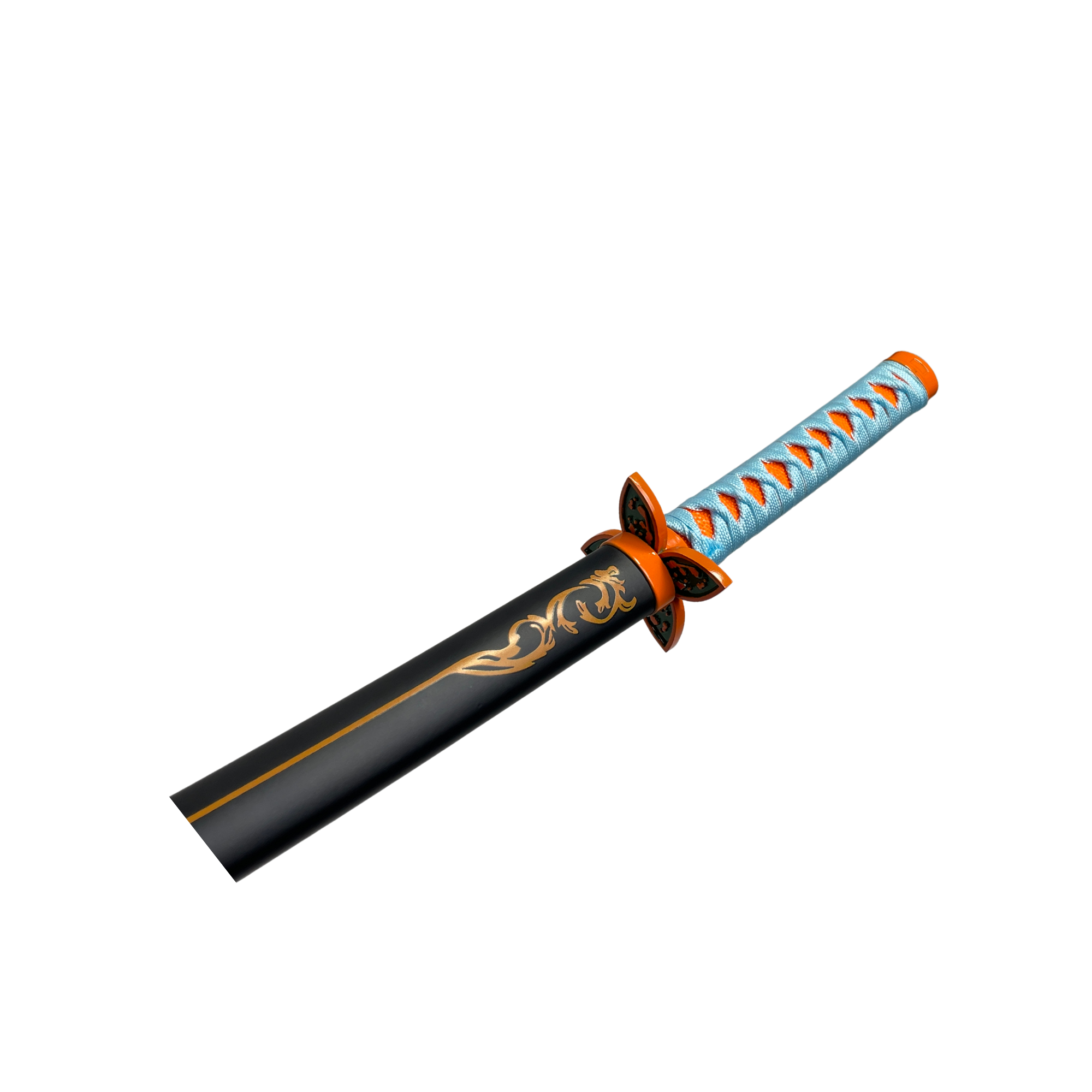 DEMON SLAYER - (LONG) SHINOBU KOCHO SWORD AND SCABBARD - Featuring a high quality grip and finger guard and a perfect balance to allow you to practice and master your inner Samurai.