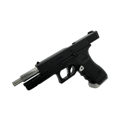 Custom "Silverback" WE-Tech G17 Metal Gas Blowback Pistol - Gel Blaster