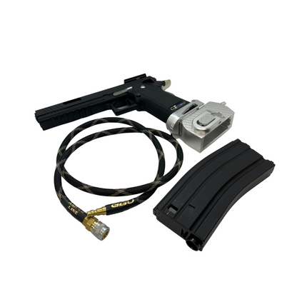 "Long Boi" Custom Competition Hi-Capa Gas Pistol HPA Kit- Gel Blaster