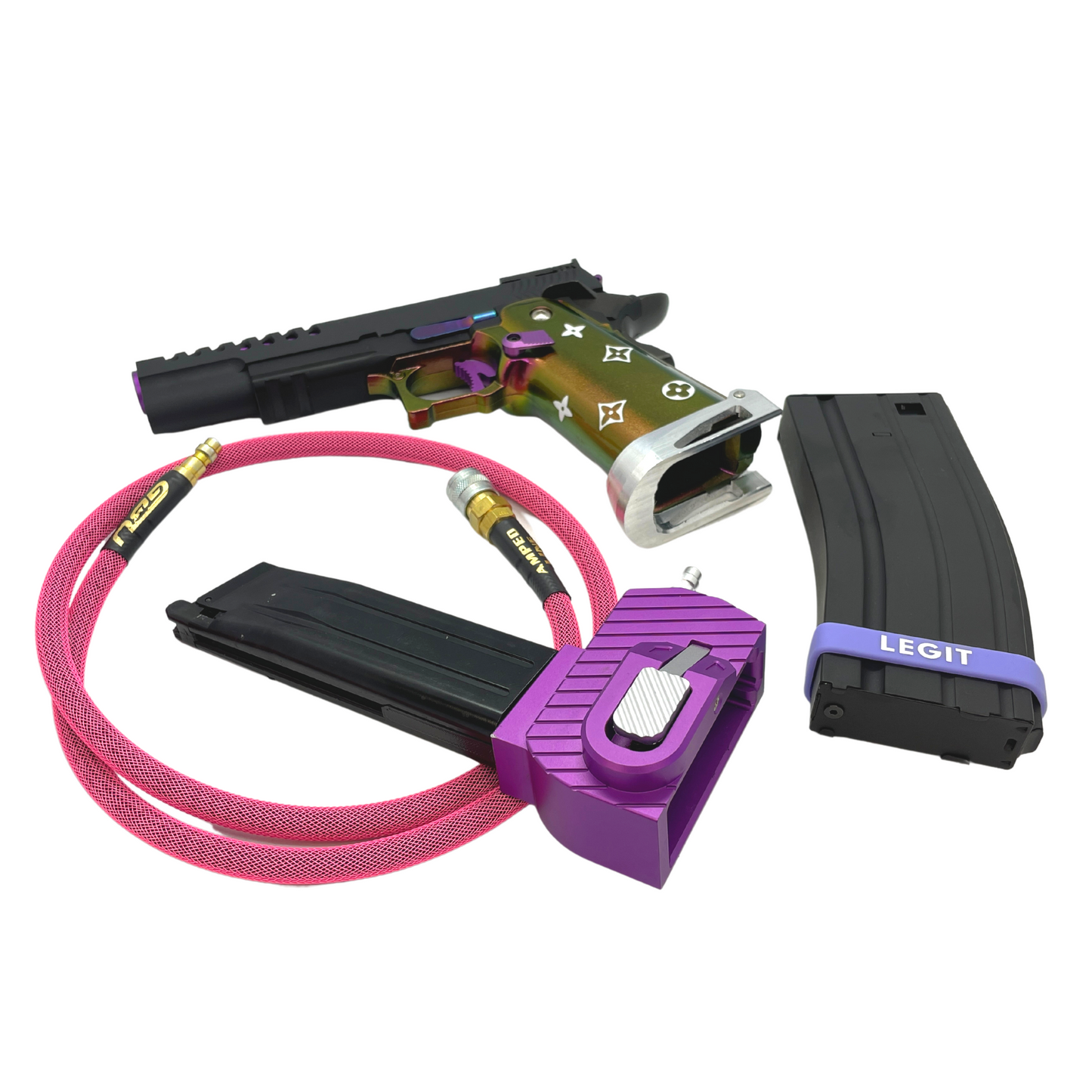 "CLIMAX" Custom Competition Hi-Capa Gas Pistol HPA Kit- Gel Blaster