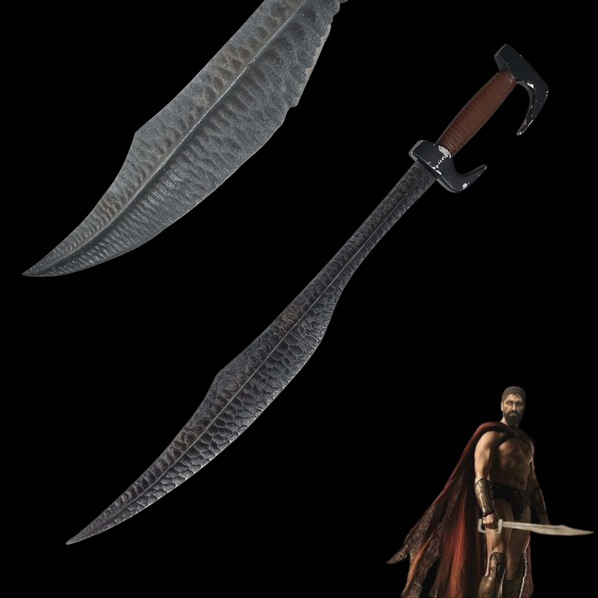Official "300" Leonidas Spartan War Sword - Then look no further, the official "300" Leonidas war sword is the latest sword on the market based on the spartan look.
