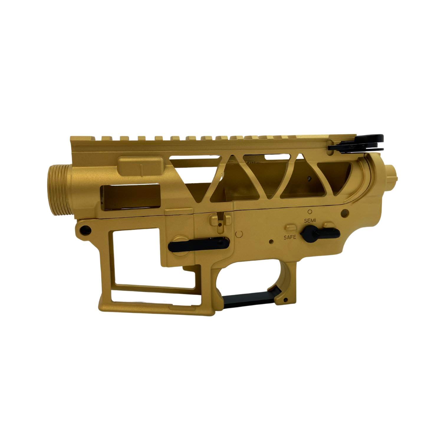 Cerakoted (Gold) Custom CNC V2 Receiver for Gel Blaster