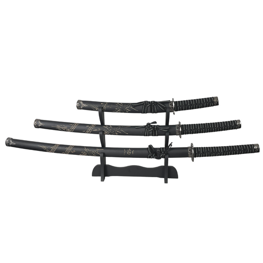 “The Last Samurai” Japanese Samurai Sword Katana Wakizashi Tanto Blade set of 3
