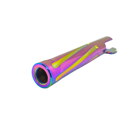 GBU Custom Series Rainbow Fluted CNC 5.1 Hi-Capa Outer Barrel