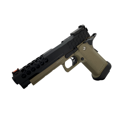 "Two-Tone" Custom G/E G3399 Hi-Capa Hex Gas Pistol - Gel Blaster