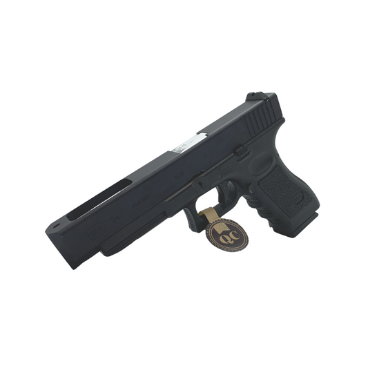 G34 Custom Green Gas Pistol - Gel Blaster