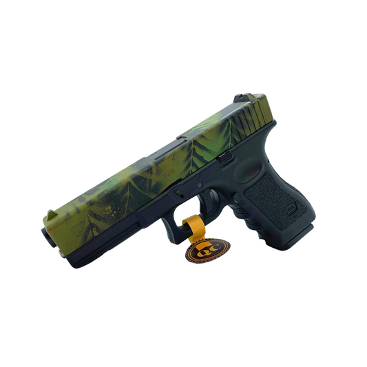"Leaf" GBU Custom Green Gas Pistol - Gel Blaster