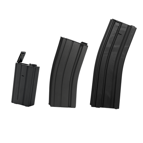 Double Bell Metal Magazines - The Metal Universal magazines are the newest mags on the market, these magazines are compatible with pretty much all blasters that take an M4 style magazine.