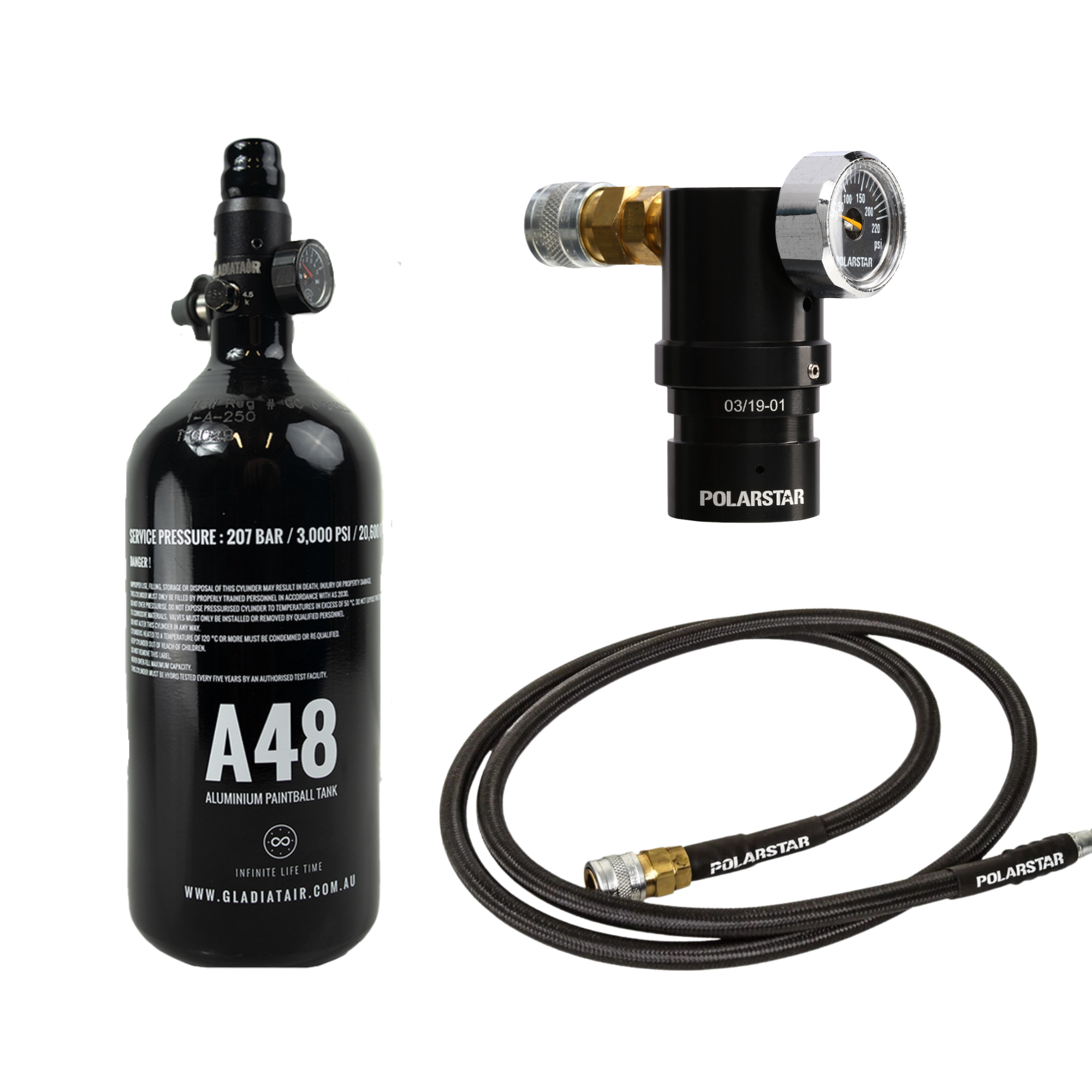 "Last Stand" MilSim GBU HPA Custom - Gel Blaster (Metal)