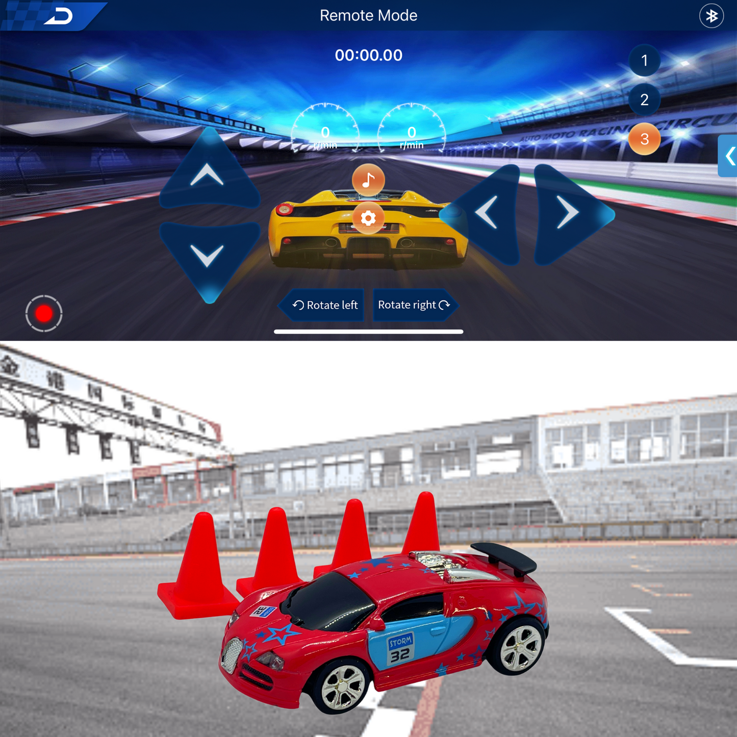 Code Mini RC Race Car 2.4G (Bluetooth/ App)