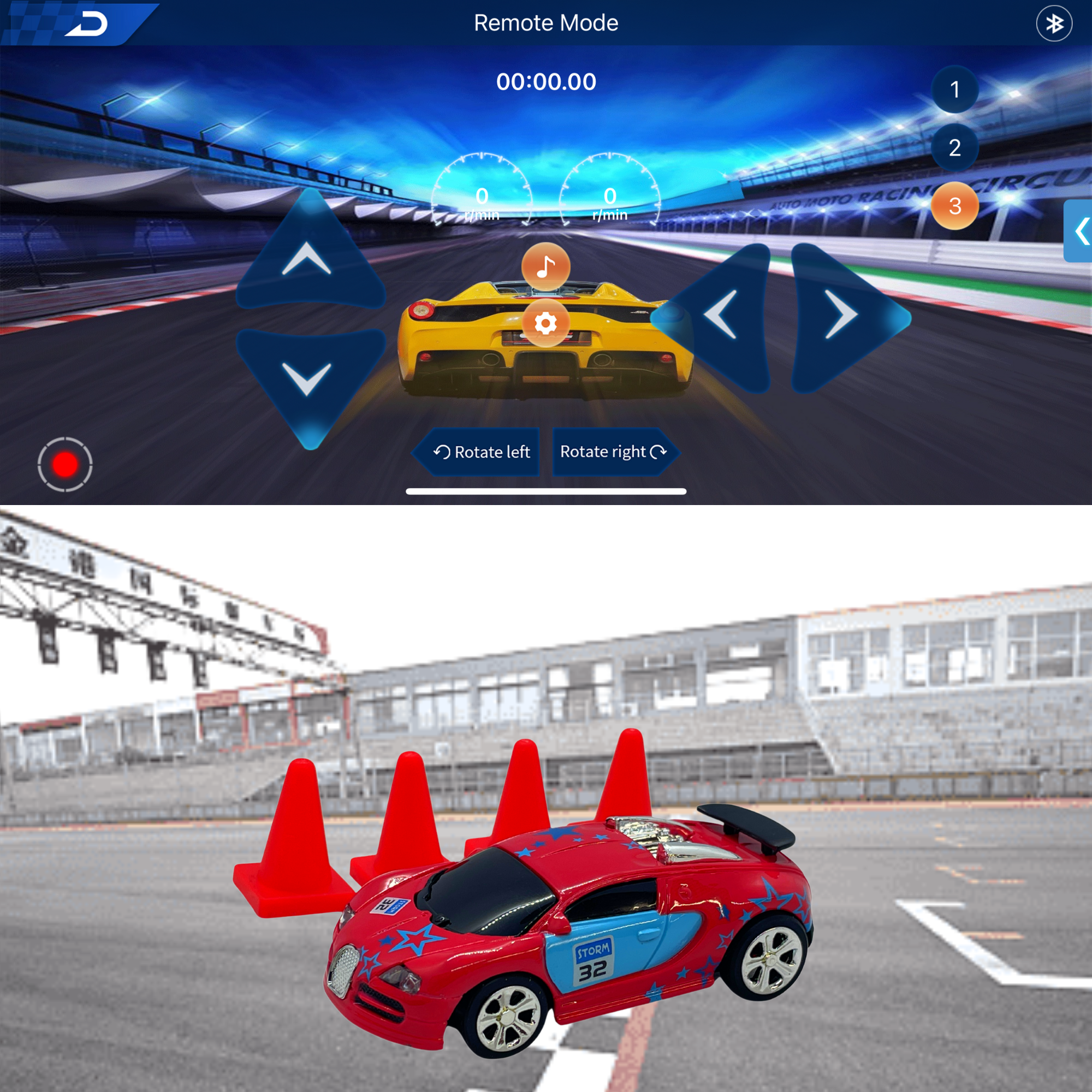 Code Mini RC Race Car 2.4G (Bluetooth/ App) - These compact and fast cars are perfect as a gift or even everyday fun to spend hours racing and being competitive with siblings or friends.