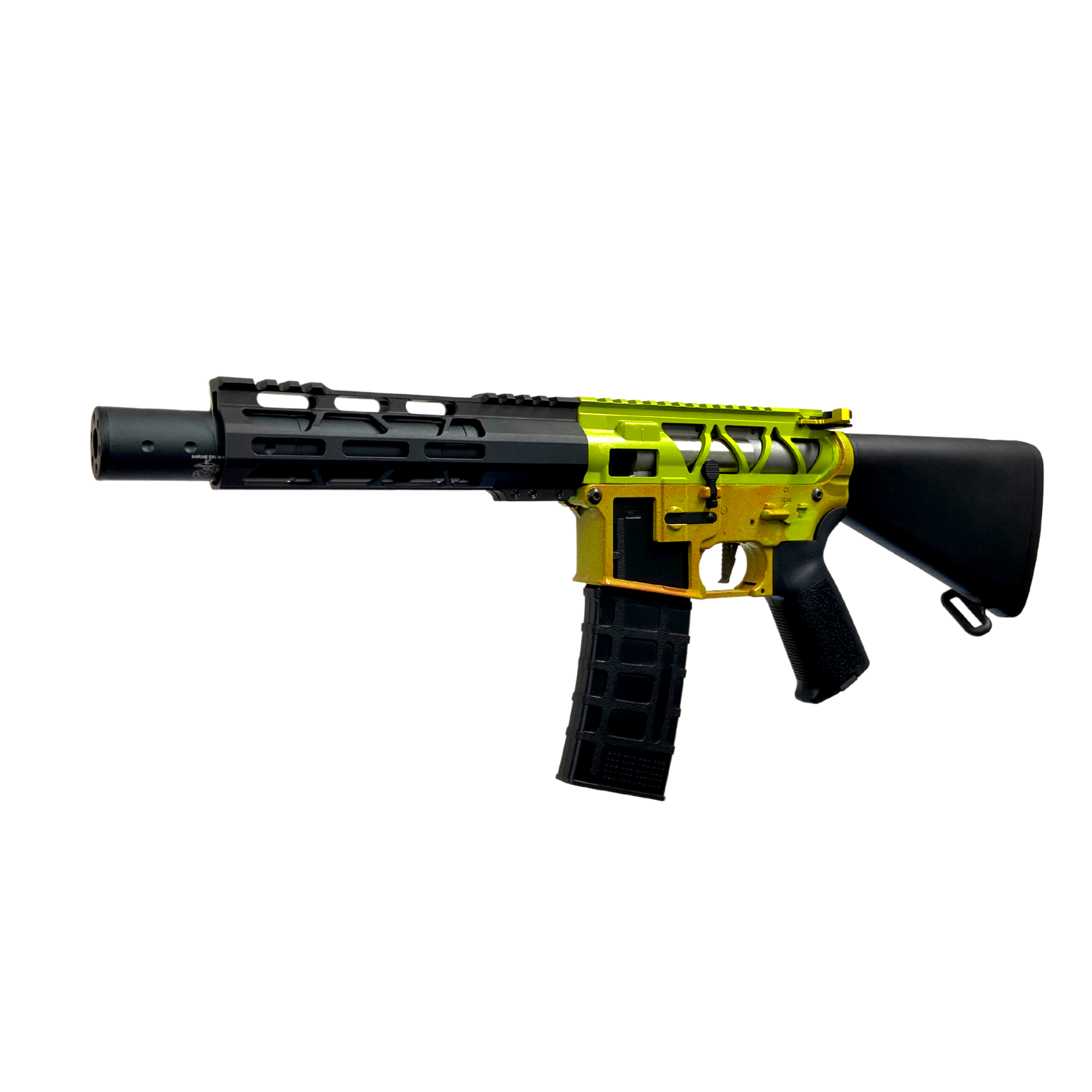 GBU #05 Custom - Gel Blaster (Metal) - The Custom GBU 05 Metal M4 rifle built by our experienced GBU technicians giv